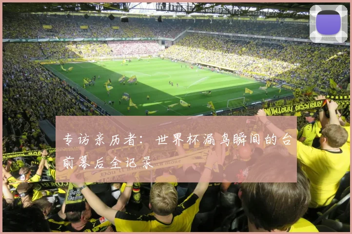 专访亲历者:世界杯漏鸟瞬间的台前幕后全记录
